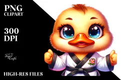 Goofy Baby Duck in Karate Outfit Product Image 2