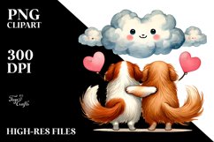 Cloud Brittany Sticker Product Image 2