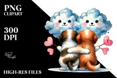 Cloud Brittany Sticker Product Image 2