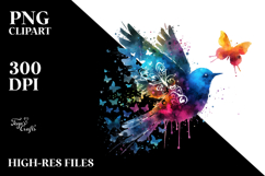 Bird Painting, Transparent PNG Product Image 2