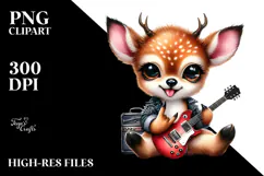 Energic Baby Deer PNG Product Image 2