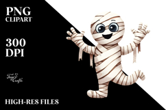 Mummy Illustration, Watercolor PNG Product Image 2