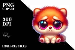 Colorful Funny Pomeranian Clipart Product Image 3
