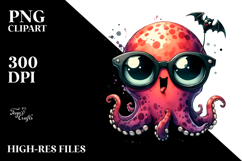 Funny Tiny Kraken PNG Product Image 2