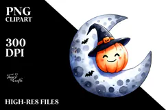 Simple Funny Halloween Clipart, High-Res PNG Product Image 2