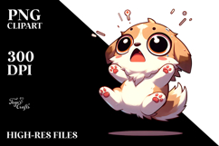 Ridiculously Cute Dog Jumping Mid-Air, Transparent PNG Product Image 2