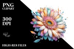 Vibrant Pastel Gerbera PNG Product Image 1