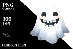 Funny Halloween Ghost PNG Product Image 2