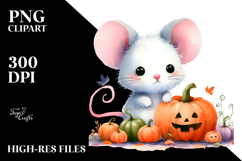 Vibrant Halloween Mouse PNG Product Image 2