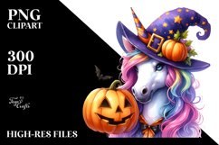Unicorn Halloween | Clipart Product Image 3