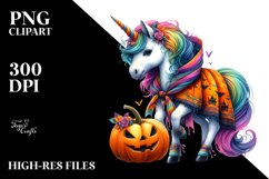Unicorn Halloween | Clipart Product Image 1