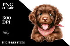 Watercolor Chesapeake Bay Retriever PNG Product Image 2