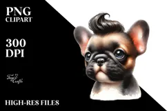 Expressive French Bulldog PNG Product Image 2