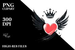 Paintbrush Style Heart PNG Product Image 2