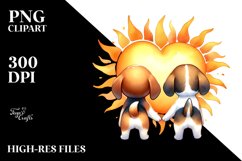 Sun Beagle Sticker Product Image 2