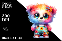 Layered Cute Baby Bear Dressed for Summer Product Image 2