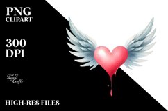 Watercolor Heart PNG Product Image 2