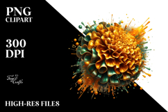 Shiny Marigold PNG Product Image 2
