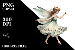 Vintage Dancing Fairy, High-Res PNG Product Image 2