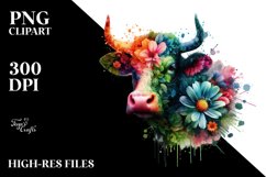 Vibrant Cow PNG Product Image 3