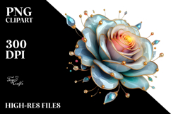 Realistic Rose 3D PNG Product Image 2