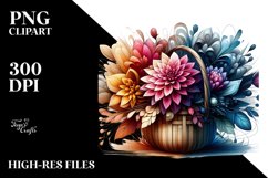 Abstract Large Dahlia Artistic | Clipart Product Image 3