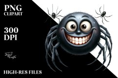Watercolor Funny Halloween Goofy Smile | Sublimation Clipart Product Image 3
