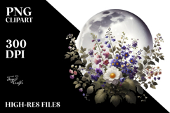 Simple Nightshade Digital Painting PNG Product Image 2