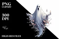 Poltergeist Clipart, Transparent PNG Product Image 1