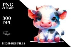 Cute Baby Cow | Clipart Product Image 3