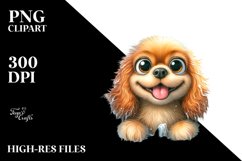 Crazy Looking Cocker Spaniel Watercolor Product Image 3