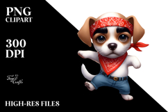 Goofy Cartoon Puppy, Trending Art Product Image 2