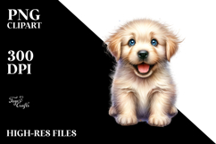 Watercolor Baby Labrador Retriever PNG Product Image 2
