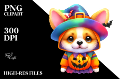 Cute Baby Dog, Dressed for Halloween | Clipart Product Image 2