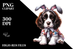Expressive Baby English Springer Spaniel PNG Product Image 2