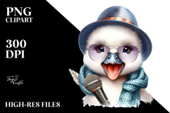 Energic Baby Swan with Hat and Sunglasses Product Image 2