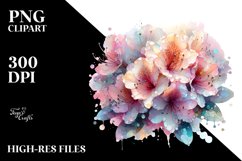 Pastel Rhododendron | Clipart Product Image 1