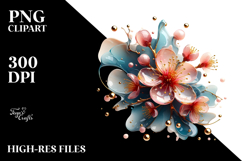 Abstract Cherry Blossom PNG Product Image 2