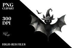 Simple Halloween Bat | Clipart Product Image 3