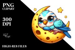 Cute Budgerigar Napping | Sublimation | Clipart Product Image 1