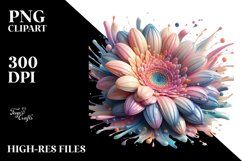 Glossy Gerbera | Clipart Product Image 1