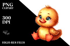 Colorful Smiling Plush Duck | Clipart Product Image 2