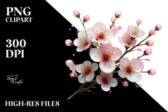 Cherry Blossom Sublimation PNG Product Image 2