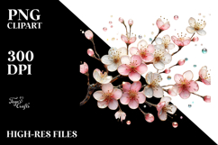 Cherry Blossom Sublimation PNG Product Image 2