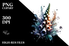 Glossy Foxglove Watercolor Product Image 1