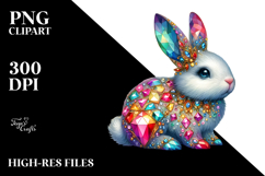 Diamond Bunny Painting PNG Product Image 2