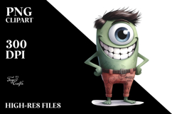 Funny Standing Character with Goofy Smile | Clipart Product Image 2