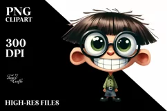 Funny Standing Character with Goofy Smile | Clipart Product Image 1