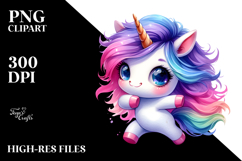 Cute Dancing Unicorn PNG Product Image 2
