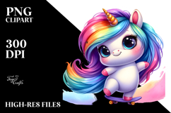 Cute Dancing Unicorn PNG Product Image 2